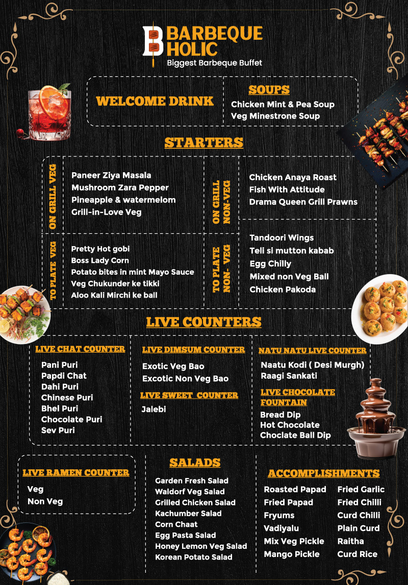 Barbeque Holic Menu
